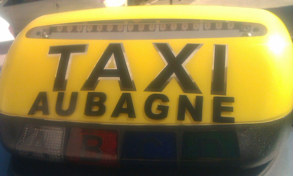 Lumineux des taxis d'Aubagne